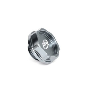 BLOX Racing Billet Honda Oil Cap - Gun Metal