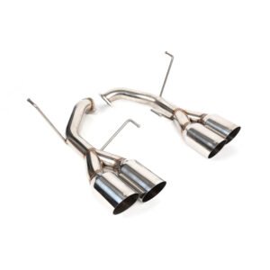 BLOX Racing 2022+ WRX/STi - Muffler Delete Single wall, 4" Polished tips