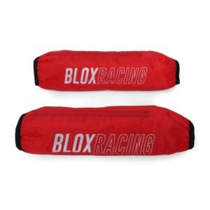 BLOX Racing Coilover Covers, Heavy Duty Nylon - Red (Pair)