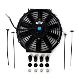 BLOX Racing 12" Electric Slim Fan - Black