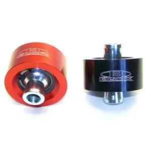 BLOX Racing Black Front LCA Spherical Bearing Kit - 2002-2005 Honda Civic EP3, 2006-UP Honda Civic; 2002-2006 Acura RSX
