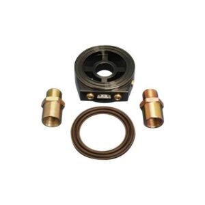 BLOX Racing Oil Filter Block Adapter; Oil Pressure / Oil Temperature