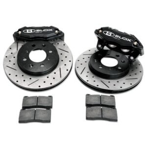 BLOX Racing Tuner Series Brake Upgrade Kit; Includes calipers, pads and rotors